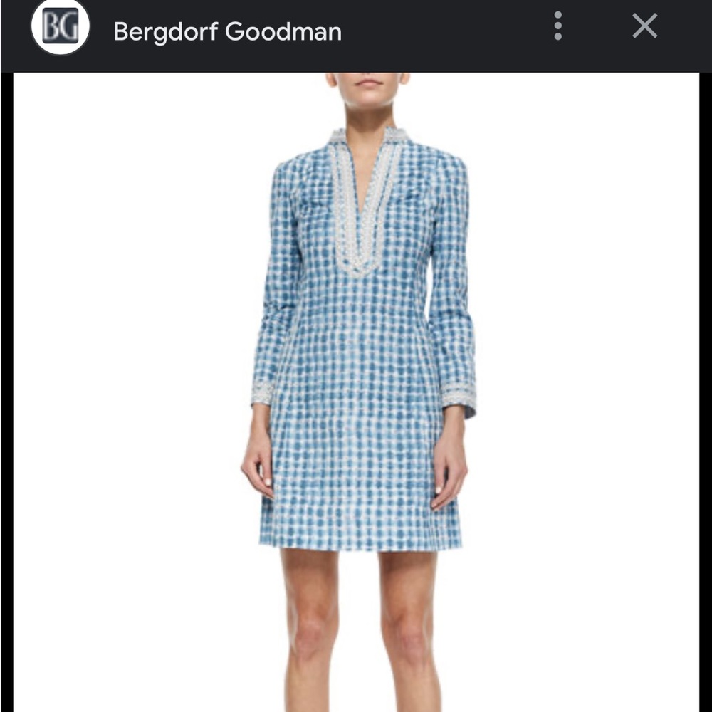 Tory Burch Graphic Print mini dress, size 2